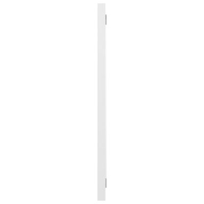 vidaXL Badspiegel Hochglanz-Weiß 60x1,5x37 cm Holzwerkstoff