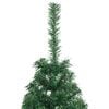 vidaXL Künstlicher Halb-Weihnachtsbaum mit Ständer Grün 150 cm PVC