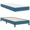 vidaXL Boxspringbett mit Matratze Dunkelblau 90 x 200 cm Stoff