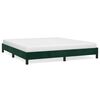 vidaXL Bettgestell ohne Matratze Dunkelgr&uuml;n 160x200 cm Samt
