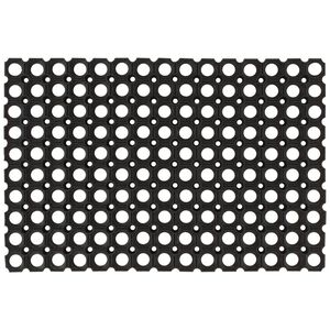 vidaXL Fu&szlig;matte Rechteckig 40x60 cm Gummi