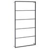 vidaXL Handtuchst&auml;nder Schwarz 60x10x116 cm Stahl