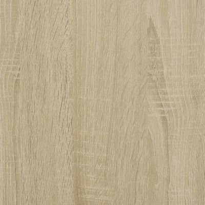 vidaXL Couchtisch Sonoma-Eiche 100x55x50 cm Holzwerkstoff und Metall
