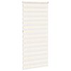 vidaXL Doppelrollo Marmorbeige 105x230cm Stoffbreite 100,9 cm Polyester