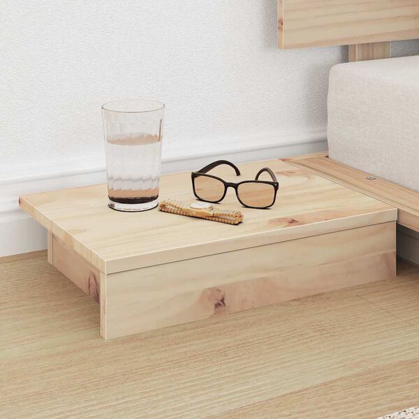 vidaXL Bettgestell Braun 100 x 200 cm Holz