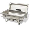vidaXL Chafing Dish Set 3-tlg. Edelstahl