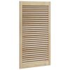 vidaXL Schrankt&uuml;r 2 pcs Natur 110 x 2,1 x 59,5 cm Massives Kiefernholz