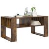 vidaXL Couchtisch Ger&auml;ucherte Eiche 92 x 49,5 x 45 cm Holzwerkstoff