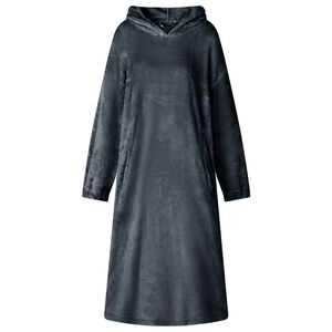 vidaXL Decken-Hoodie Marineblau S Flanell