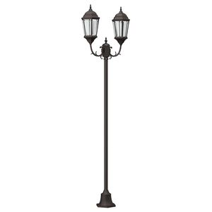 vidaXL Garten-Licht 68 x 20 x 235 cm Aluminium und Glas