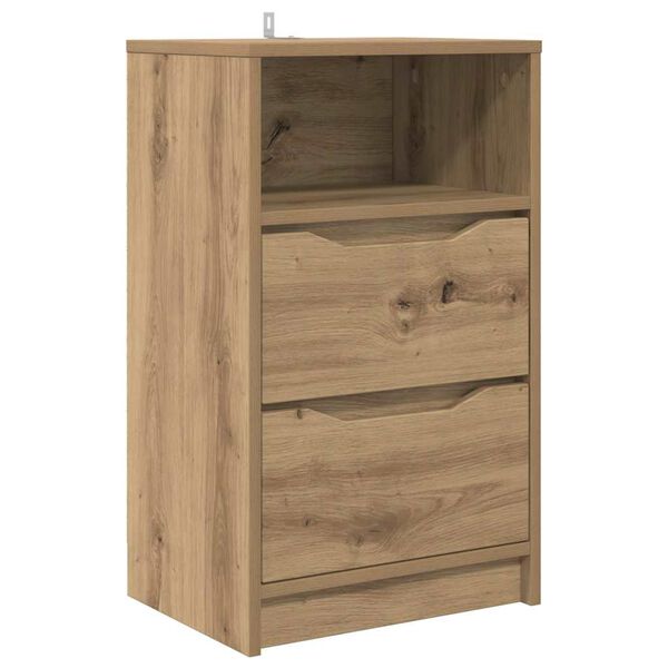 vidaXL Nachttisch Artisan-Eiche 40 x 30 x 467 cm Holzwerkstoff