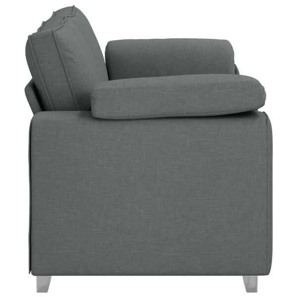 vidaXL Sofa Dunkelgrau 180 x 77 x 82 cm Stoff
