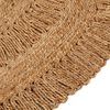 vidaXL Teppich Jute Handgeflochten 90 cm Rund
