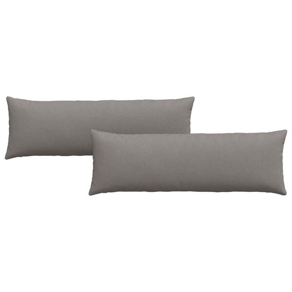 vidaXL Sofakissen 2 pcs Taupe 120 x 40 cm Stoff