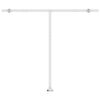 vidaXL Markise Manuell Einziehbar mit LED 300x250 cm Creme