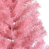 vidaXL K&uuml;nstlicher vorbeleuchteter Weihnachtsbaum Rosa 120 cm PVC