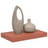 vidaXL Wandregal Wandmontiert Rot 40 x 23,5 x 4 cm Holzwerkstoff