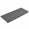 vidaXL Stufenmatten Selbstklebend 15 Stk. 65x24,5x3,5 cm Grau
