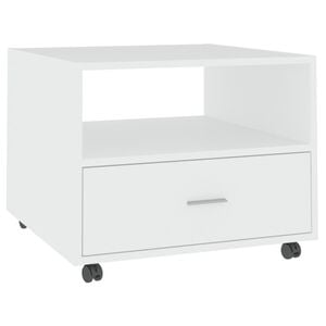 vidaXL Couchtisch Wei&szlig; 55x55x40 cm Holzwerkstoff