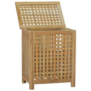 vidaXL W&auml;schebeh&auml;lter 50x35x60 cm Massivholz Teak
