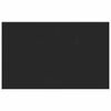vidaXL Fensterbank Schwarz mit Holzmaserung 100 x 50 x 4,5 cm PVC