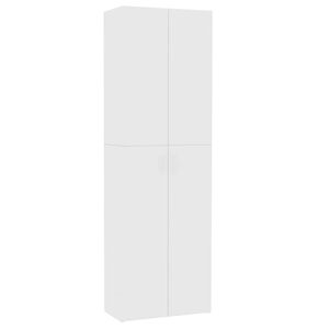 vidaXL TV-Schrank Wei&szlig; 60x32x190 cm Holzwerkstoff