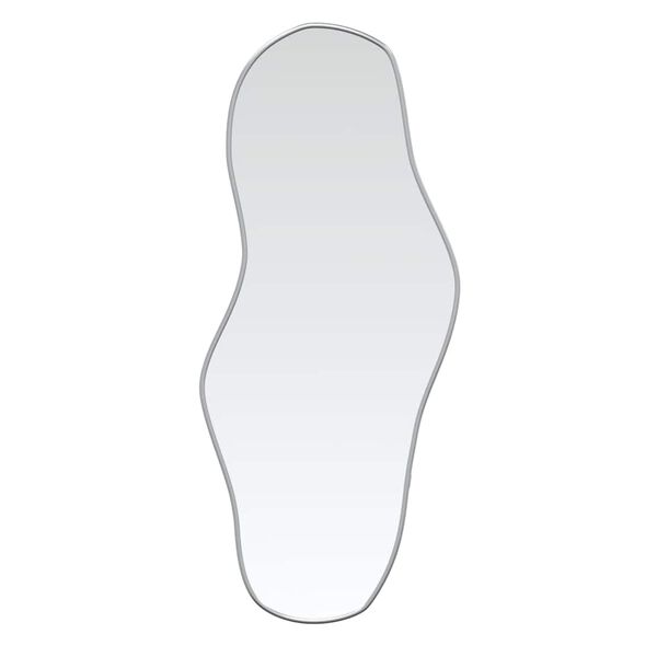 vidaXL Wandspiegel Silbern 90x40 cm