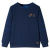 vidaXL Kinder-Sweatshirt Marineblau Melange 116