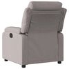 vidaXL Relaxsessel Taupe Stoff
