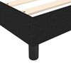 vidaXL Boxspringbettgestell Schwarz 140x190 cm Stoff
