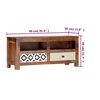 vidaXL TV-Schrank 90x30x40 cm Massivholz Akazie