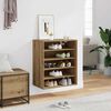 vidaXL Schuhregal Artisan-Eiche 60x35x70 cm Holzwerkstoff
