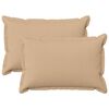 vidaXL Kissenbezug 2 stk. HOUTEN Creme 30 x 50 cm Kunstleinen