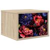 vidaXL Wandmontiertes Nachttischchen KIEL Sonoma-Eiche 36 x 33 x 25 cm