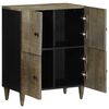 vidaXL Sideboard 60x33x75 cm Massivholz Mango