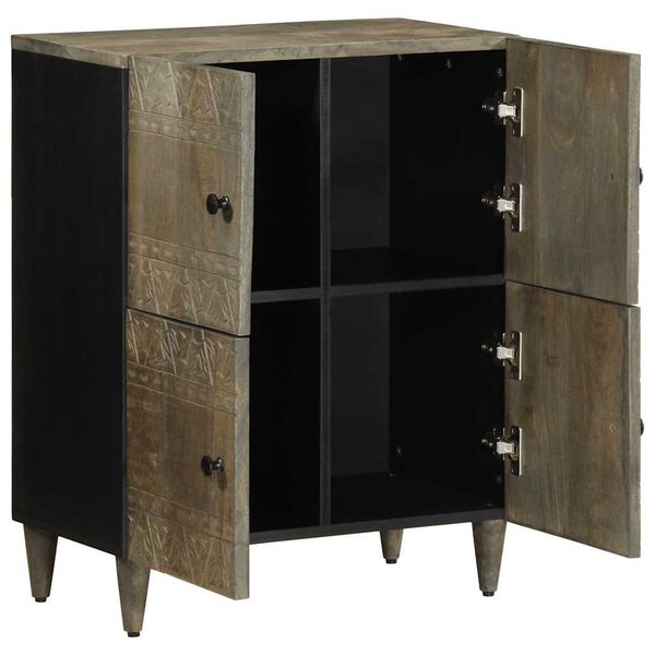 vidaXL Sideboard 60x33x75 cm Massivholz Mango