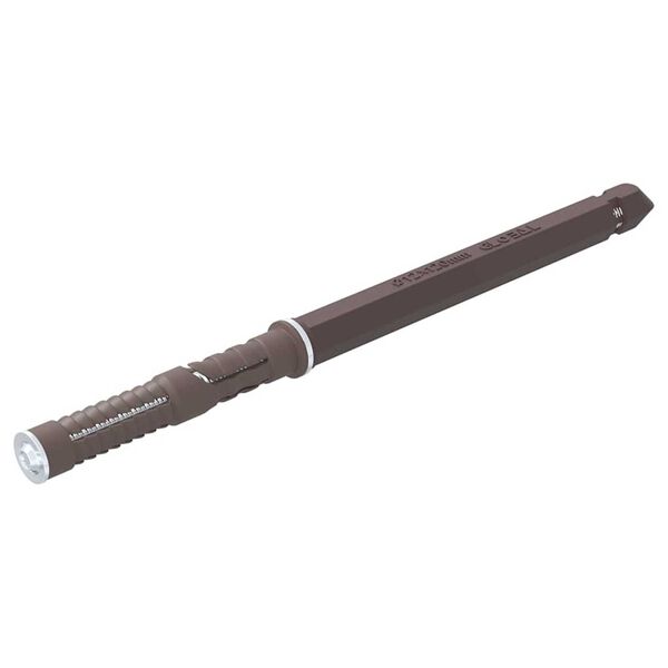 vidaXL Schwebende Regaltr&auml;ger 12 pcs Beige &Oslash;12 x 190 mm Stahl