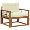 vidaXL Outdoor Mittelsofa Natur
