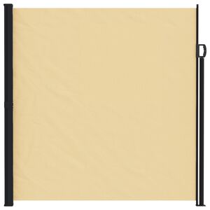 vidaXL Ausziehbares Seitenmarkise Sand 300 x 200 cm Polyester