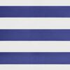 vidaXL Markise Einziehbar Blau und Wei&szlig; 5x3 m Stoff und Aluminium