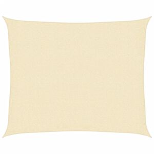 vidaXL Sonnensegel 160 g/m&sup2; Creme 2,5x3 m HDPE