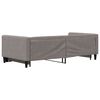 vidaXL Tagesbett Ausziehbar Taupe 90x200 cm Stoff