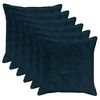 vidaXL Kissenbezug 6 stk. HOUTEN Marineblau 80 x 80 cm