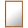 vidaXL Spiegel 60x90 cm Eiche Massivholz