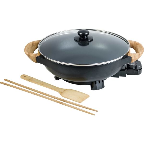 Bestron Elektrischer Wok AEW100AS Schwarz