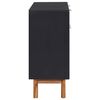 vidaXL Sideboard 90x33,5x75 cm Massivholz Akazie und MDF