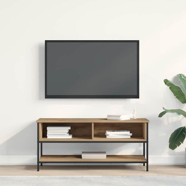 vidaXL TV-Schrankset Artisan-Eiche 100 x 35 x 45 cm Holzwerkstoff