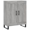 vidaXL Highboard Grau Sonoma 69,5x34x180 cm Holzwerkstoff