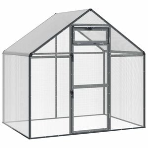 vidaXL Vogelk&auml;fig Anthrazit 181,5 x 112,5 x 173,5 cm