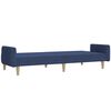 vidaXL Schlafsofa 2-Sitzer Blau Stoff